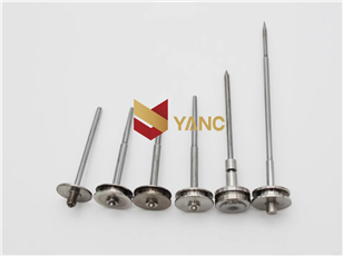 Tungsten carbide dispensing needle